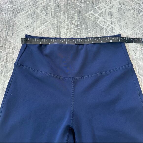 New Balance NB Womens Dry Classic Capri Active Leggings in Navy Blue Size S - Picture 5 of 10